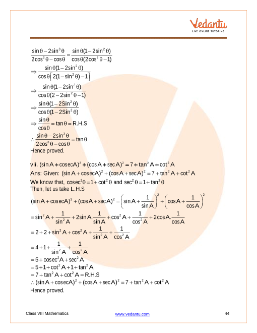 Important Questions of CBSE class 10 Mathematics