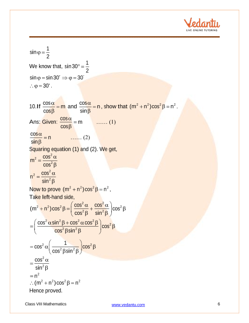 Important Questions of CBSE class 10 Mathematics