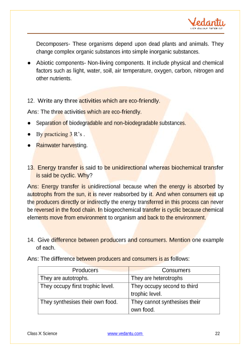 Important Questions of CBSE class 10 Science