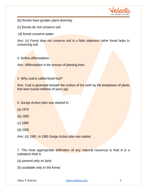 Important Questions of CBSE class 10 Science