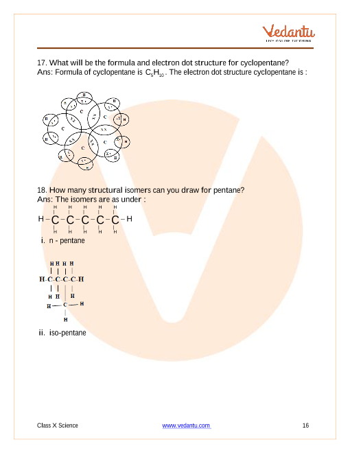 Important Questions of CBSE class 10 Science