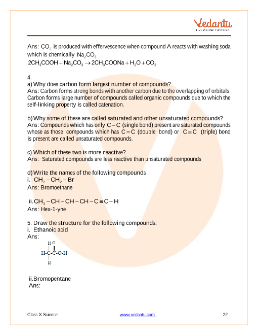 Important Questions of CBSE class 10 Science