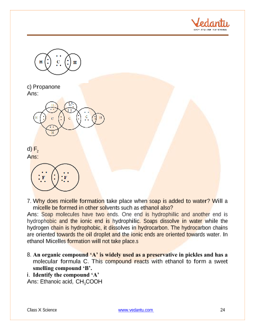 Important Questions of CBSE class 10 Science