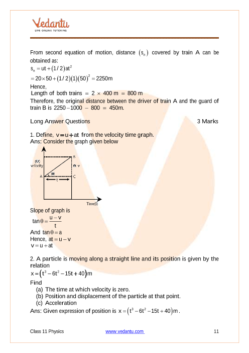 CBSE Class 11 Physics Chapter 2 - Units and Measurement Important Questions  2023-24