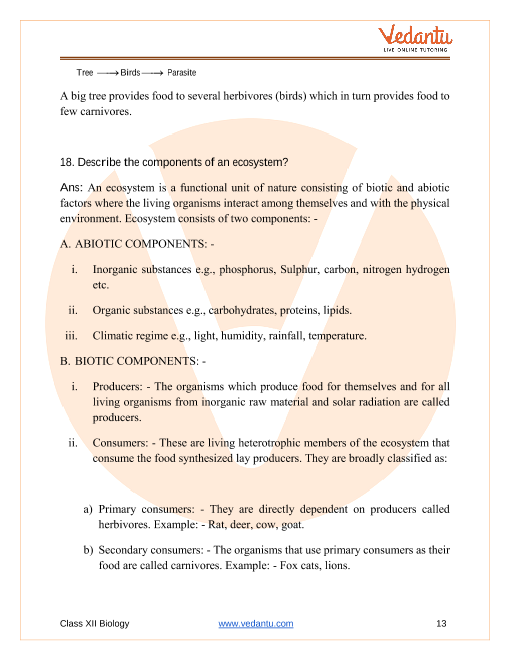 Important questions and answers of CBSE class 12 Biology