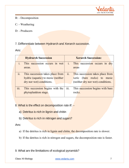 Important questions and answers of CBSE class 12 Biology