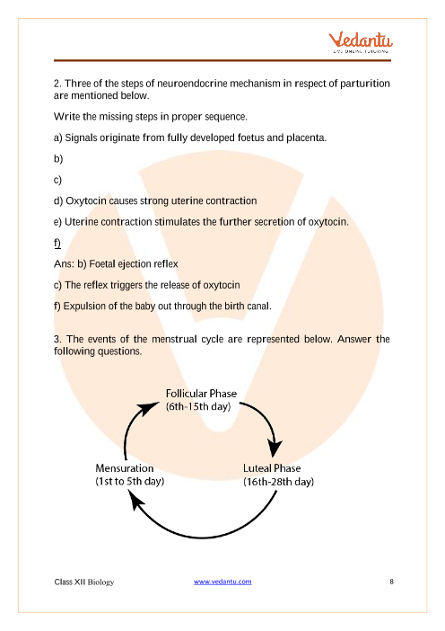 Important questions and answers of CBSE class 12 Biology