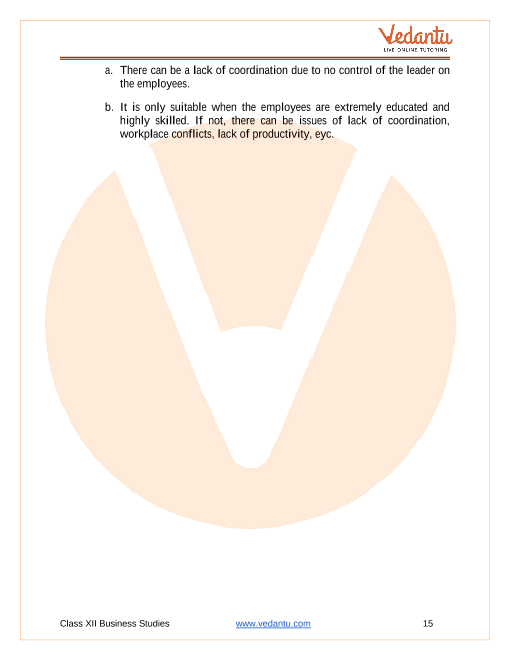 Important questions and answers of CBSE class 12 Business Studies