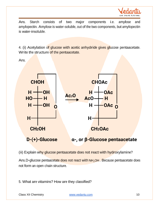 Important questions and answers of CBSE class 12 Chemistry