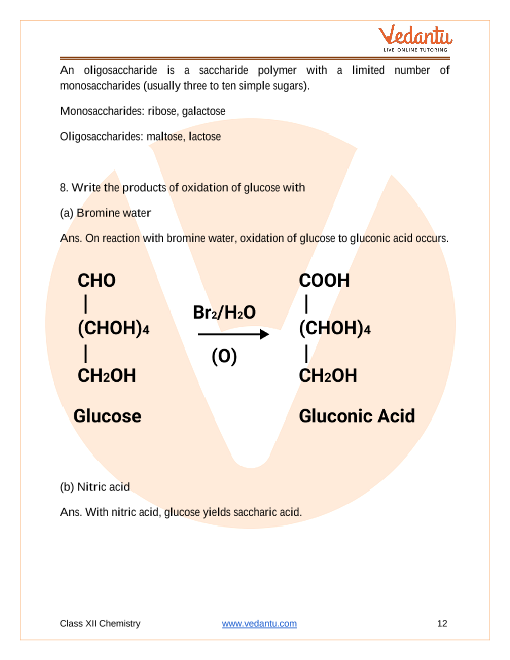 Important questions and answers of CBSE class 12 Chemistry