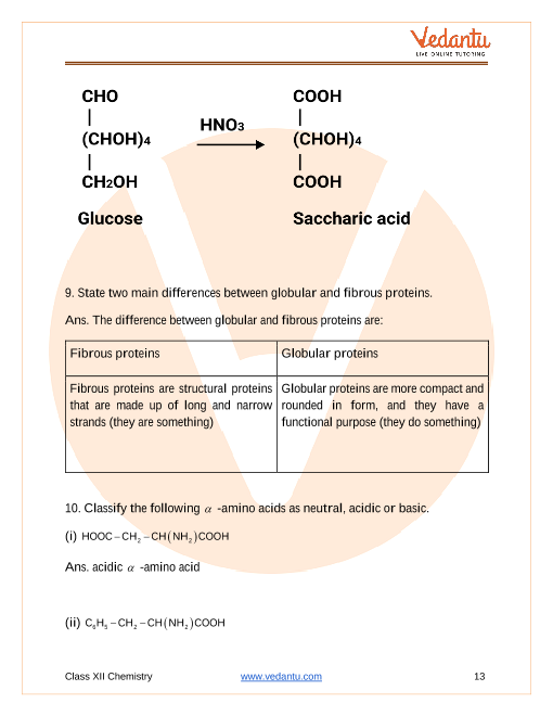 Important questions and answers of CBSE class 12 Chemistry