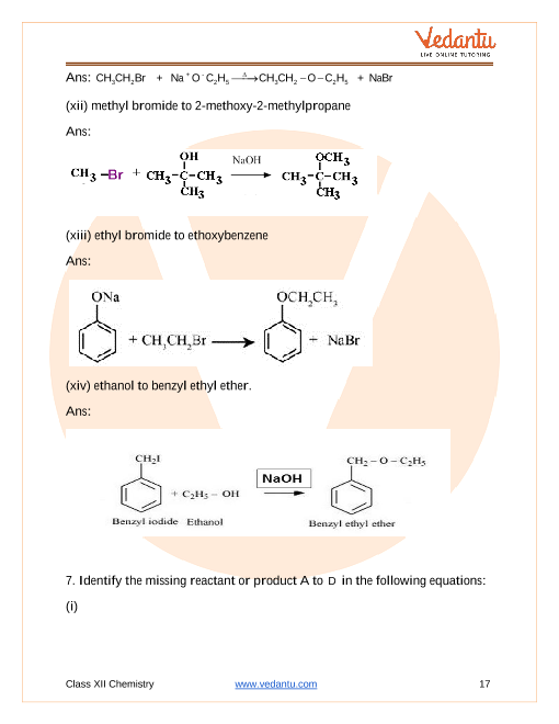 CBSE Class 12 Chemistry - Chapter 11 - Alcohols, Phenols And Ethers ...