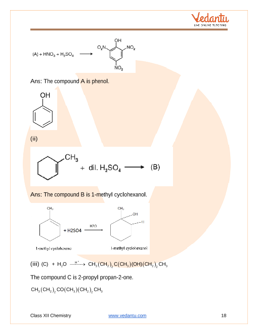 Important questions and answers of CBSE class 12 Chemistry