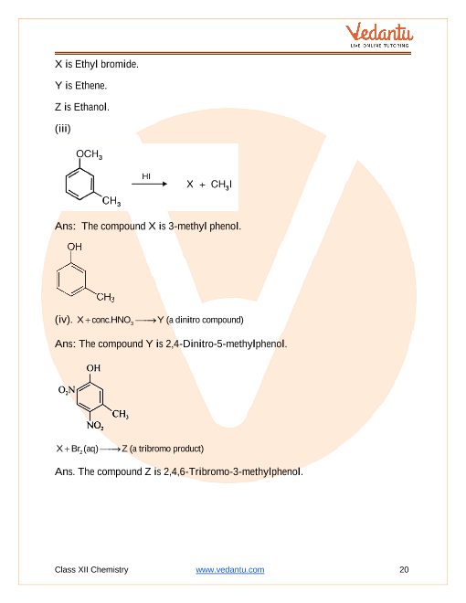 Important questions and answers of CBSE class 12 Chemistry