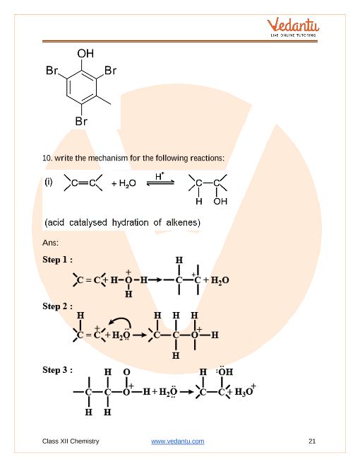 Important questions and answers of CBSE class 12 Chemistry