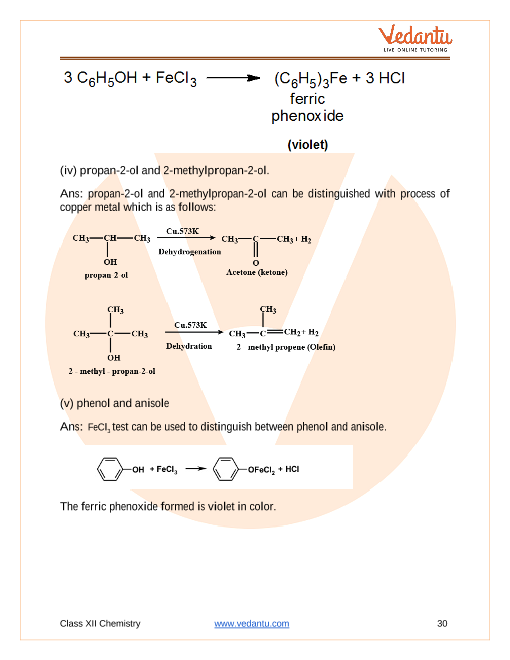 Important questions and answers of CBSE class 12 Chemistry