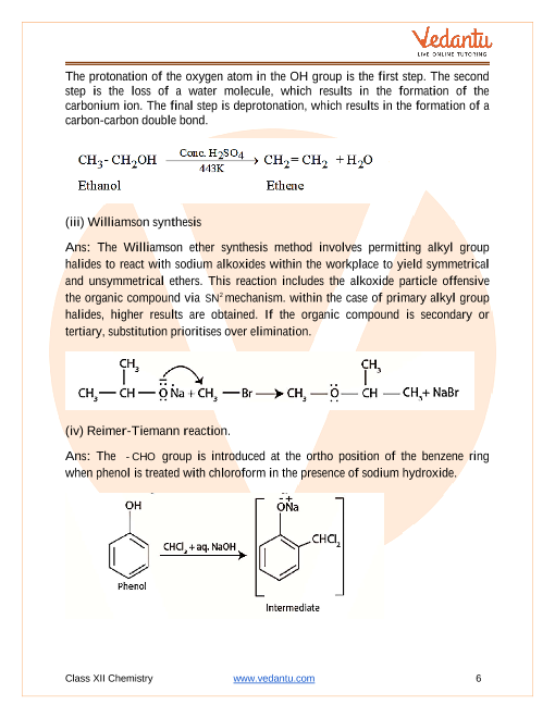 Important questions and answers of CBSE class 12 Chemistry