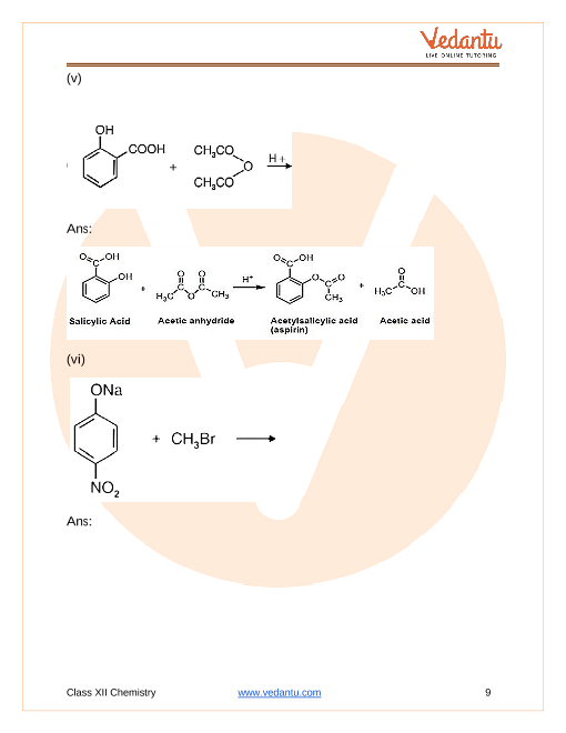 Important questions and answers of CBSE class 12 Chemistry