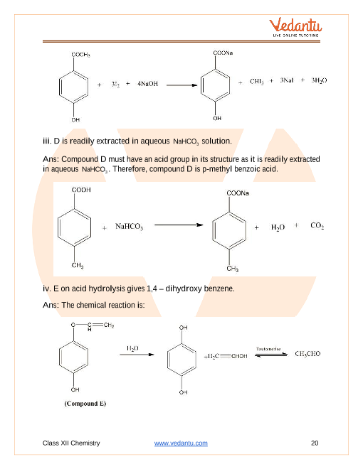 Important questions and answers of CBSE class 12 Chemistry