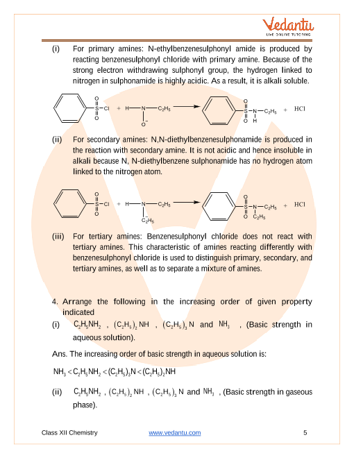 Important questions and answers of CBSE class 12 Chemistry