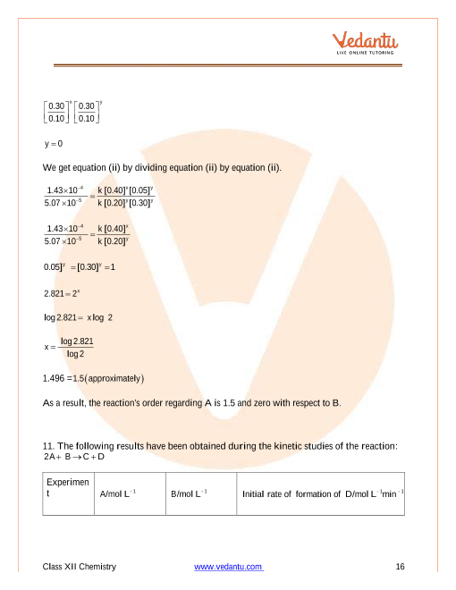 Important questions and answers of CBSE class 12 Chemistry