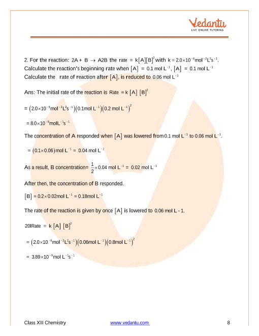 Important questions and answers of CBSE class 12 Chemistry