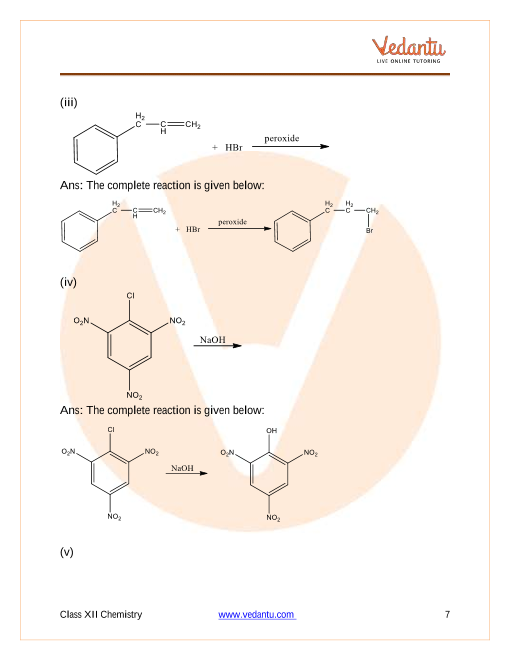 Important questions and answers of CBSE class 12 Chemistry