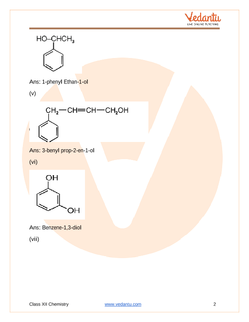 Important questions and answers of CBSE class 12 Chemistry