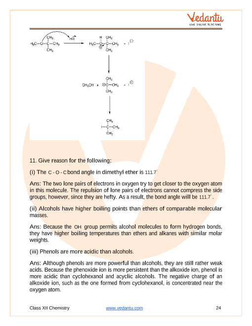 Important questions and answers of CBSE class 12 Chemistry