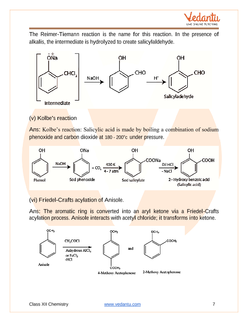 Important questions and answers of CBSE class 12 Chemistry