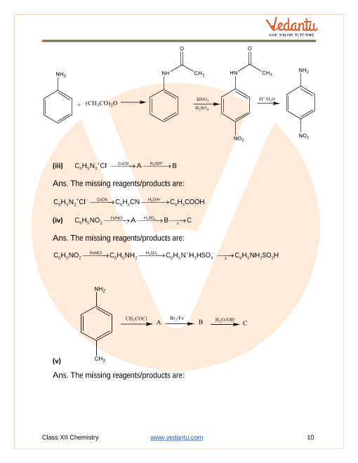 Important questions and answers of CBSE class 12 Chemistry