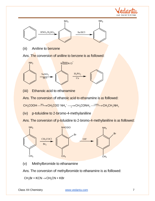 Important questions and answers of CBSE class 12 Chemistry