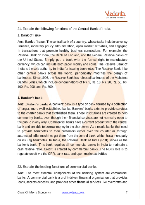 Important questions and answers of CBSE class 12 Economics