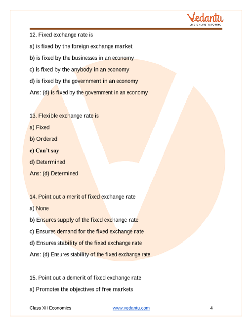 Important questions and answers of CBSE class 12 Economics