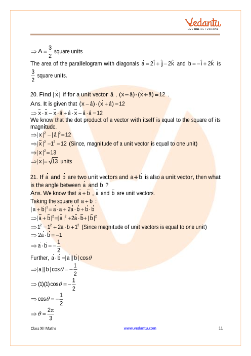 Important questions and answers of CBSE class 12 Maths