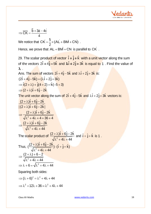 Important questions and answers of CBSE class 12 Maths