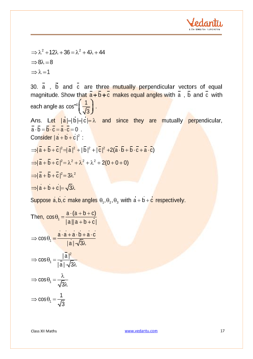 Important questions and answers of CBSE class 12 Maths