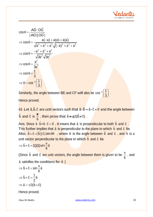 Important questions and answers of CBSE class 12 Maths