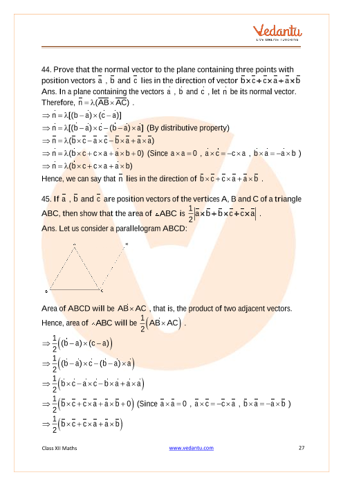 Important questions and answers of CBSE class 12 Maths