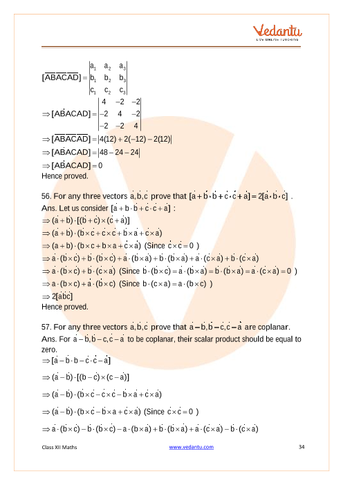 Important questions and answers of CBSE class 12 Maths