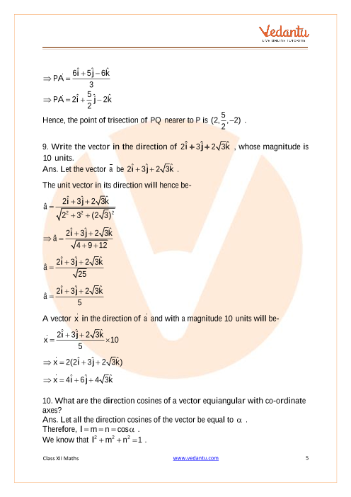 Important questions and answers of CBSE class 12 Maths