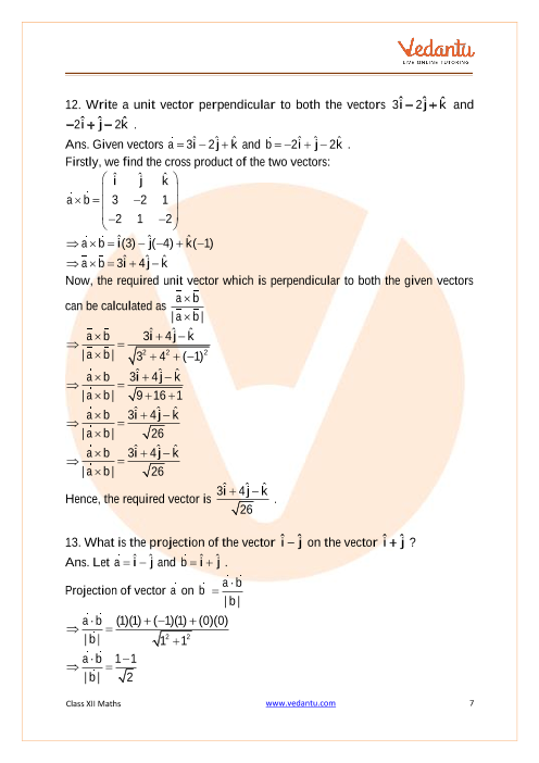 Important questions and answers of CBSE class 12 Maths