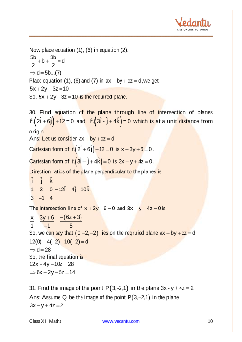 Important questions and answers of CBSE class 12 Maths