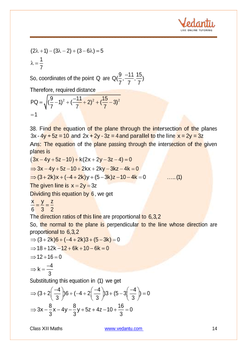 Important questions and answers of CBSE class 12 Maths