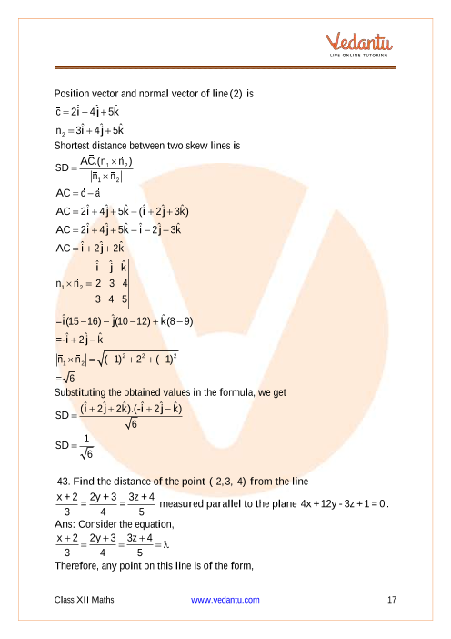 Important questions and answers of CBSE class 12 Maths