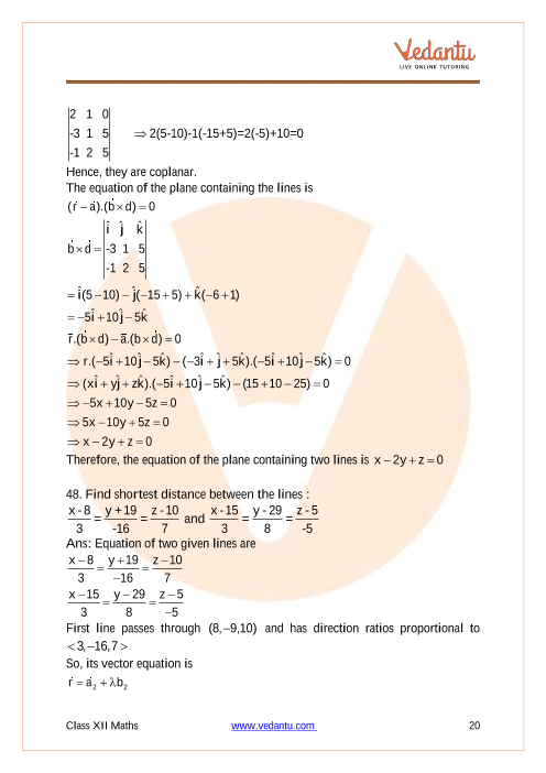 Important questions and answers of CBSE class 12 Maths