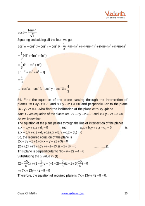 Important questions and answers of CBSE class 12 Maths