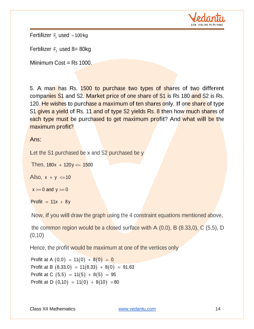 Important questions and answers of CBSE class 12 Maths