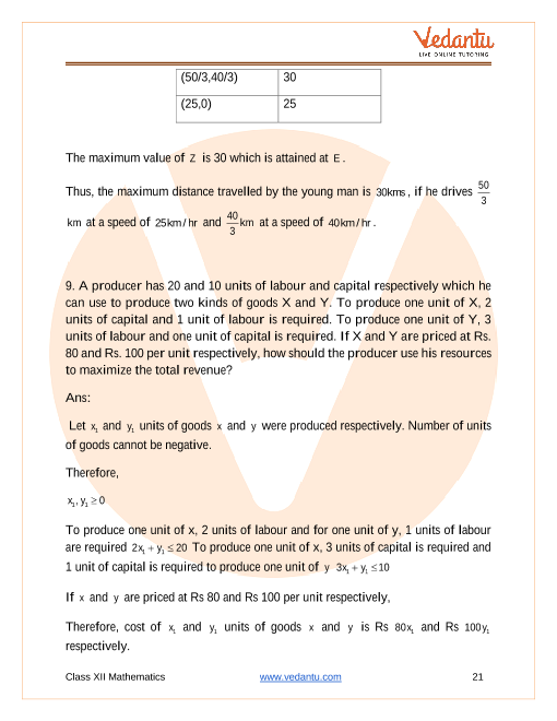 Important questions and answers of CBSE class 12 Maths