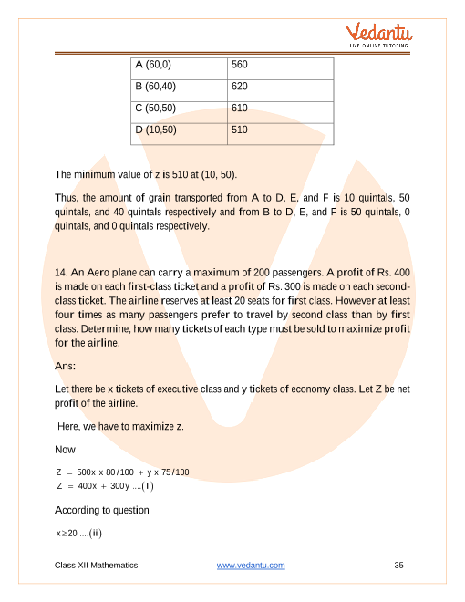 Important questions and answers of CBSE class 12 Maths